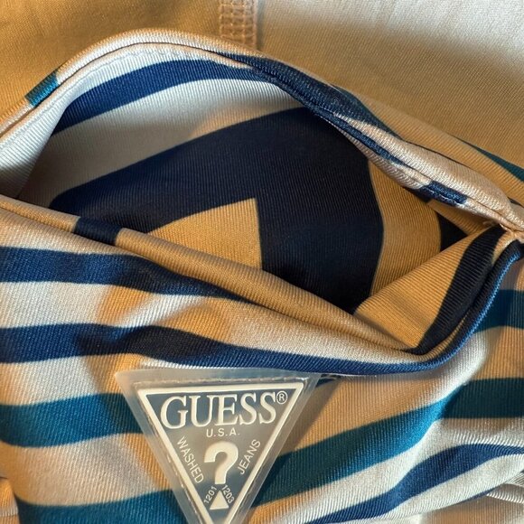 GUESS leggings pants running activewear size large logo print Athleisure Stretch - Picture 12 of 15